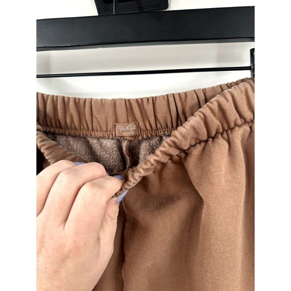 John Galt Brown Jogger Sweat Pants One Size - Picture 4 of 7